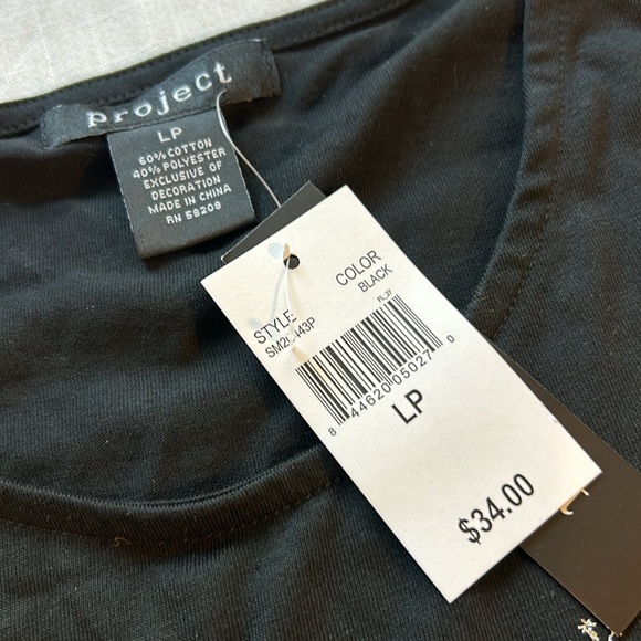 Lot of 2 XMAS by PROJECT TShirts. NWT - Picture 4 of 5